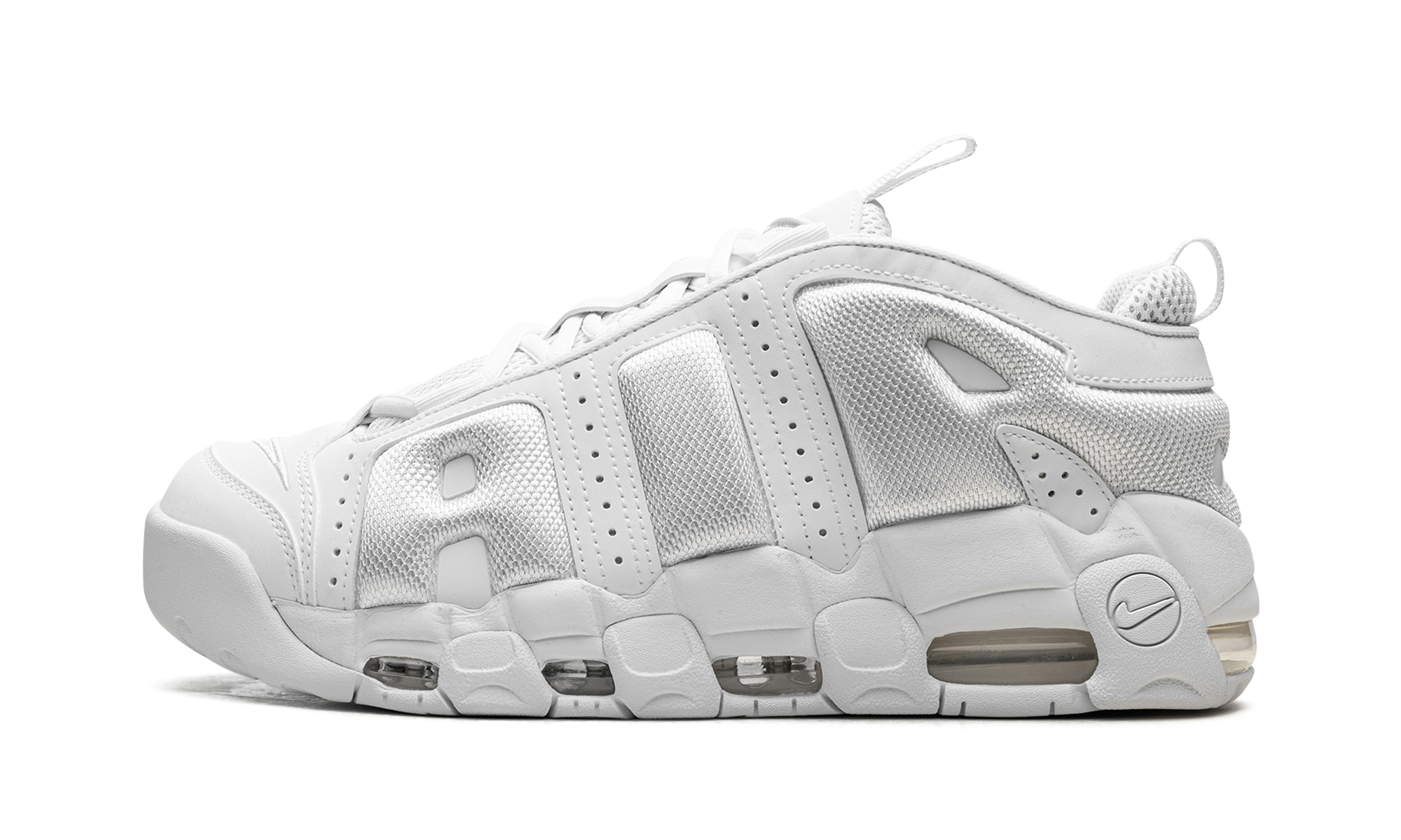 Air More Uptempo Low "triple white"