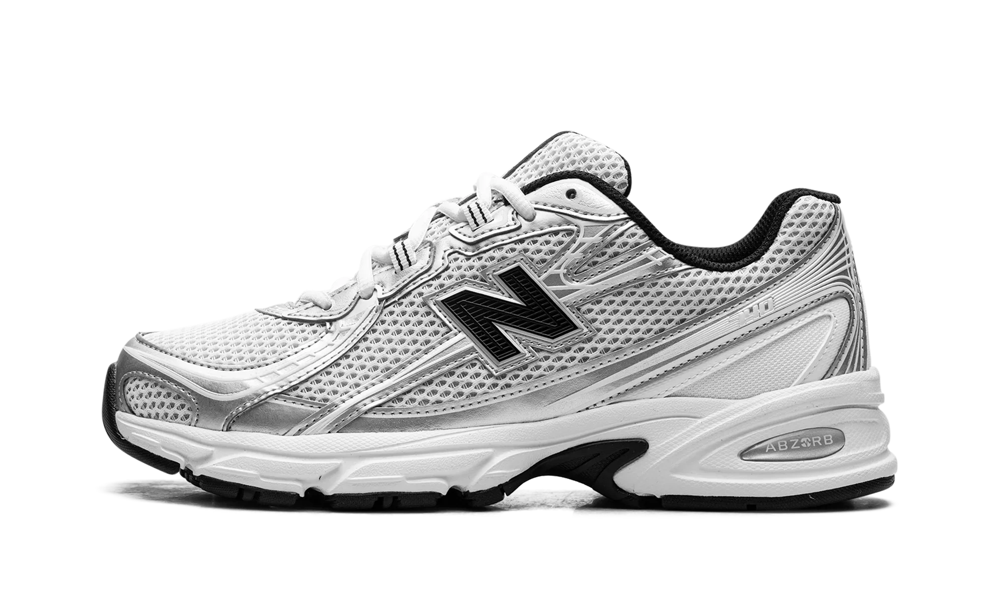 New Balance 740 "White Silver Metallic black"