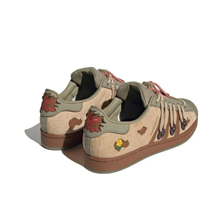 Adidas Superstar x melting sadness
"Green Brown"
