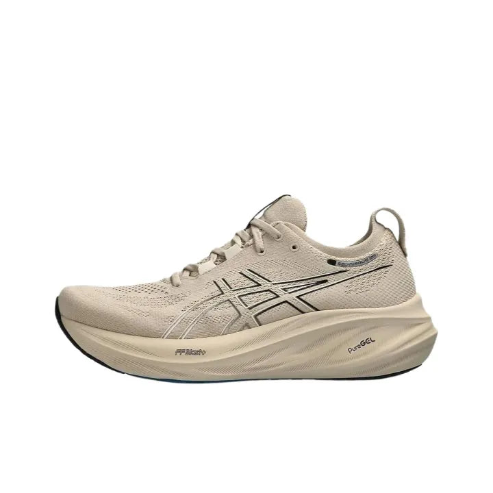 ASICS Gel-Nimbus 26 arborent "Beige / Gris Plume"