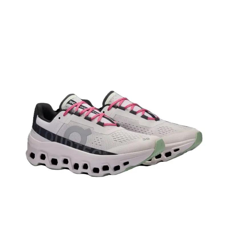 On Running Cloudmonster 2 "White / Pink / Black" - ClaoukyShoes