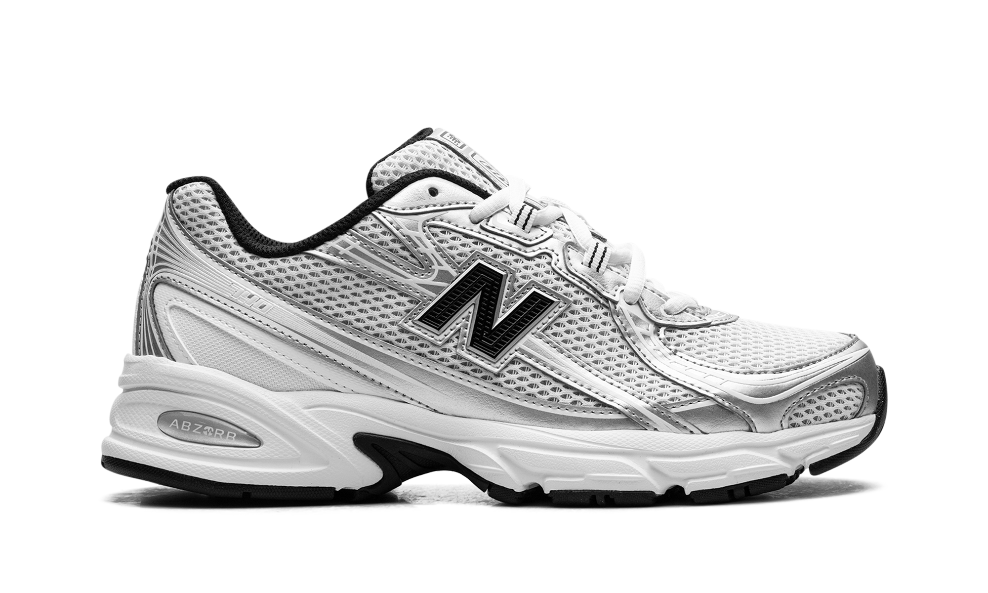New Balance 740 "White Silver Metallic black"