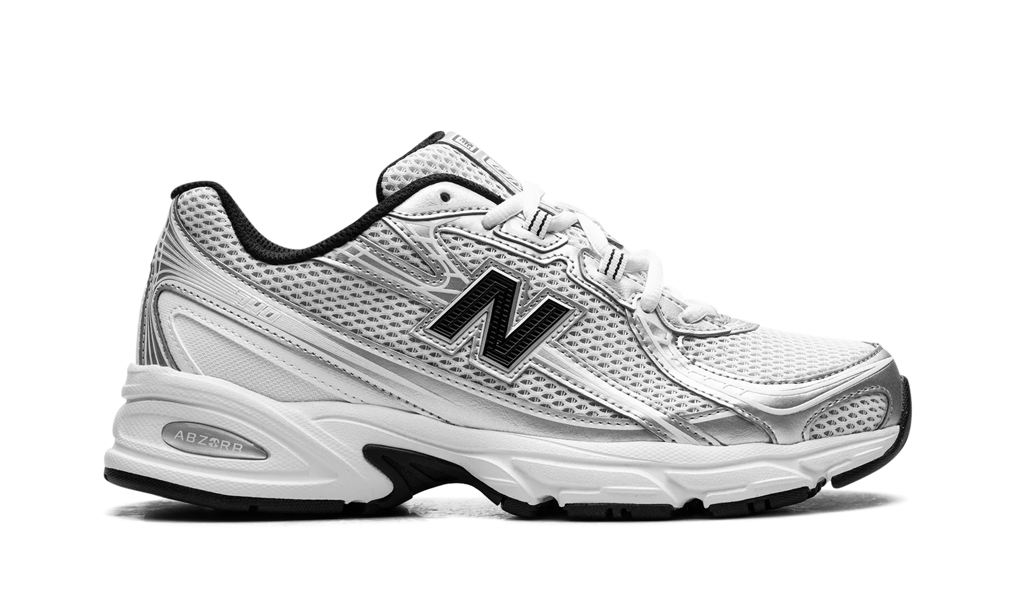 New Balance 740 "White Silver Metallic black"