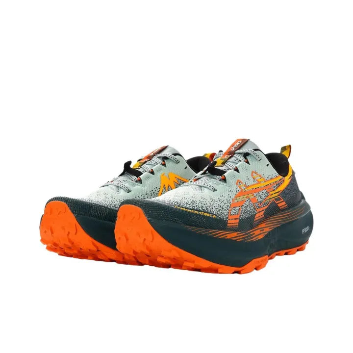 ASICS Trabuco Max 4 "Cold Moss / Nova Orange"