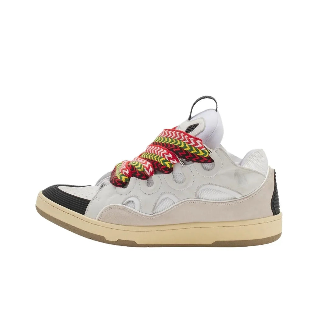Lanvin Curb Low "White black"