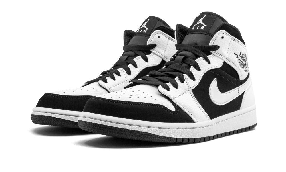 AIR JORDAN 1 MID "Tuxedo" - ClaoukyShoes