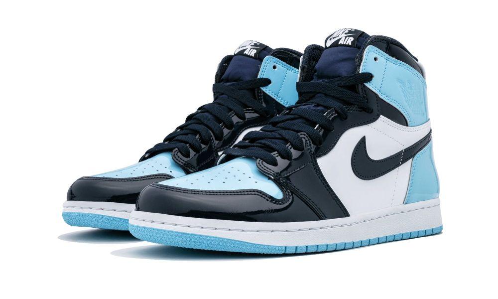 WMNS AIR JORDAN 1 HIGH OG "UNC Patent Leather" - ClaoukyShoes