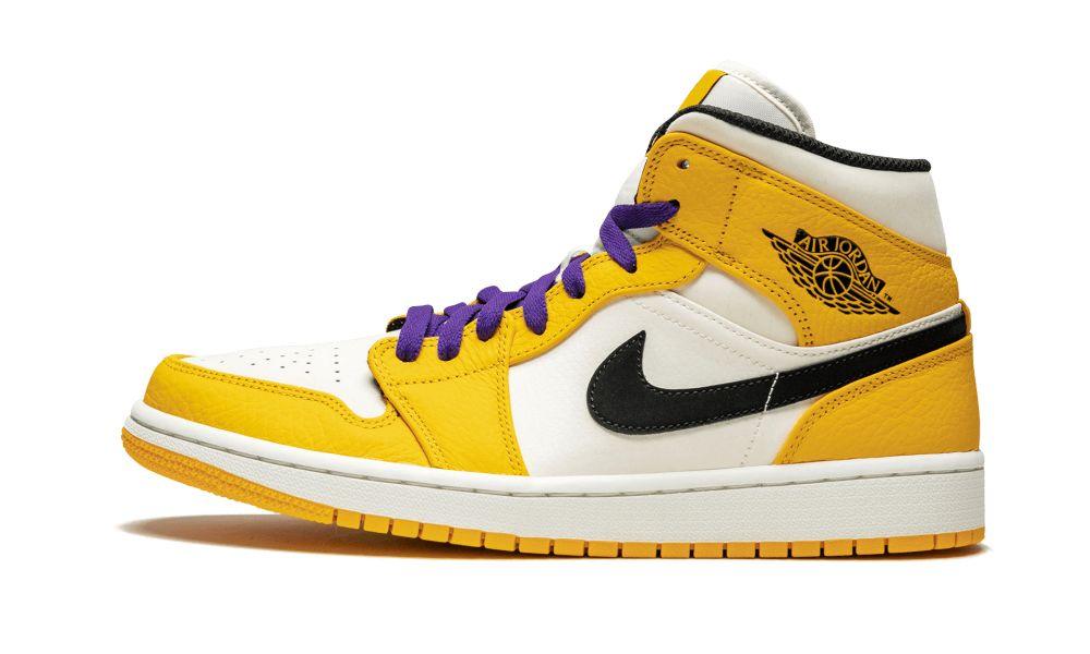 AIR JORDAN 1 MID SE "Lakers" - ClaoukyShoes