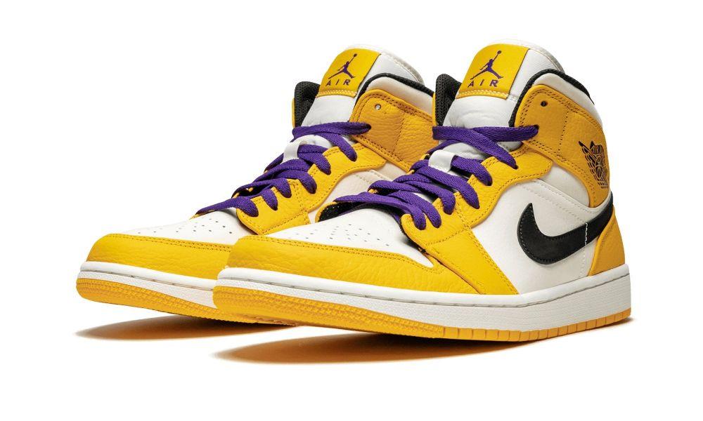 AIR JORDAN 1 MID SE "Lakers" - ClaoukyShoes