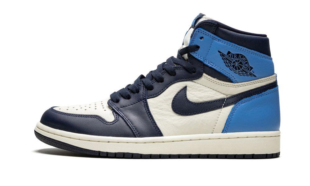 AIR JORDAN 1 RETRO HIGH OG "Obsidian/University Blue" - ClaoukyShoes