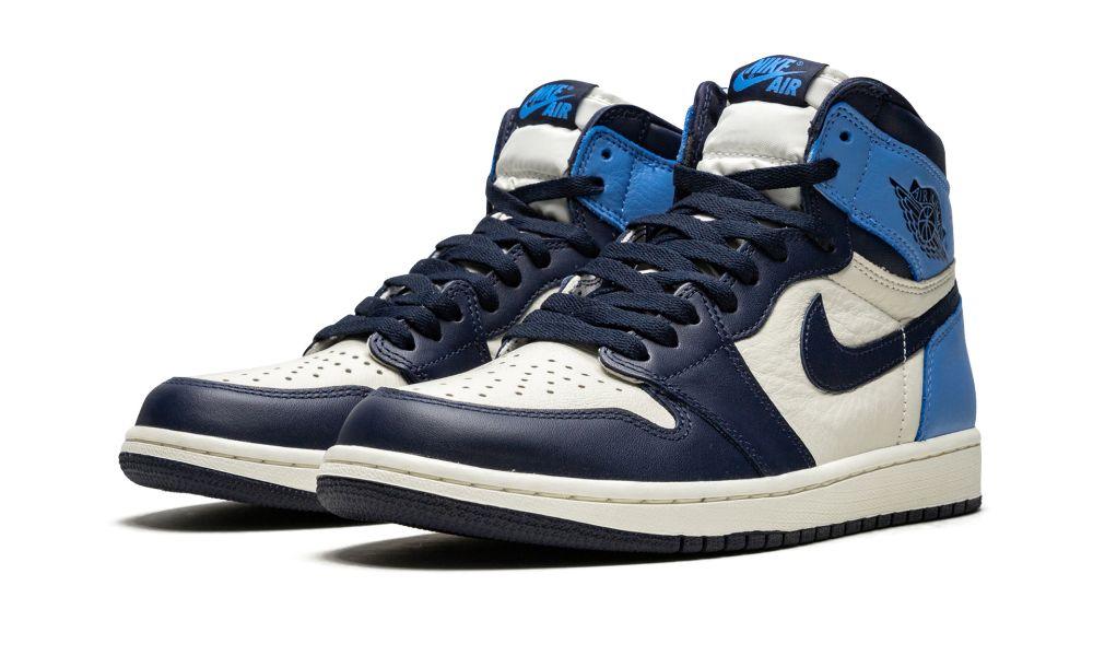 AIR JORDAN 1 RETRO HIGH OG "Obsidian/University Blue" - ClaoukyShoes