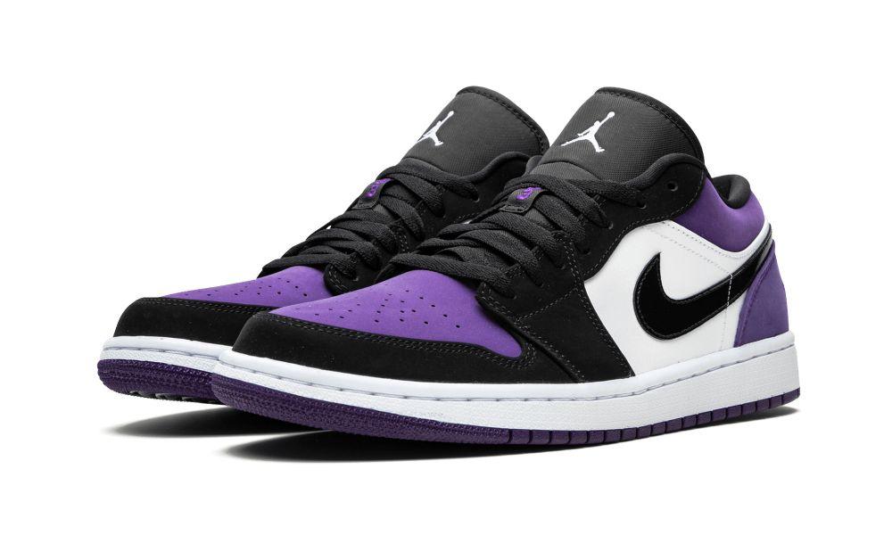 AIR JORDAN 1 LOW "Court Purple" - ClaoukyShoes