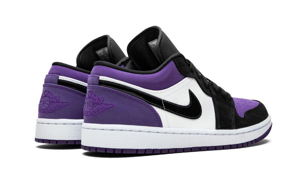 AIR JORDAN 1 LOW "Court Purple" - ClaoukyShoes