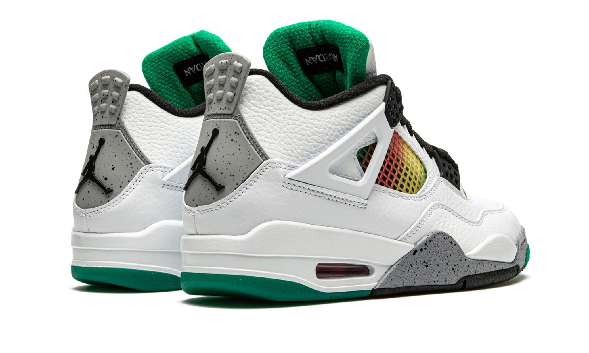 AIR JORDAN 4 RETRO WMNS "Rasta - Lucid Green" - ClaoukyShoes