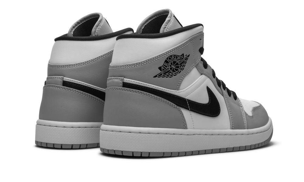 AIR JORDAN 1 MID "Light Smoke Grey" - ClaoukyShoes