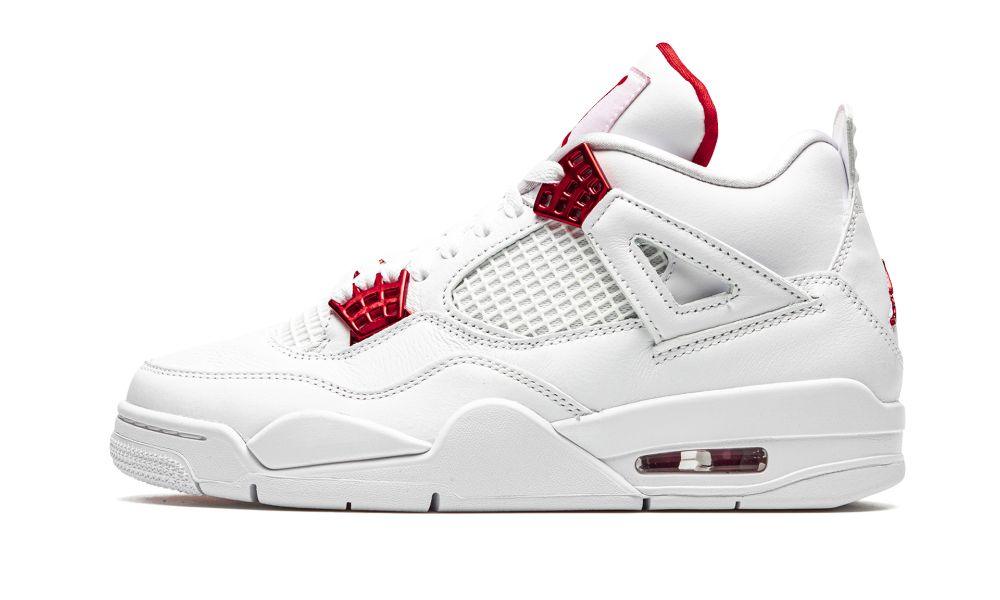 AIR JORDAN 4 RETRO "Metallic Pack - University Red" - ClaoukyShoes