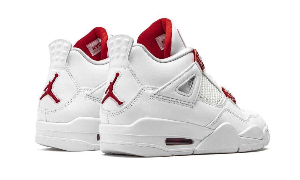 AIR JORDAN 4 RETRO "Metallic Pack - University Red" - ClaoukyShoes