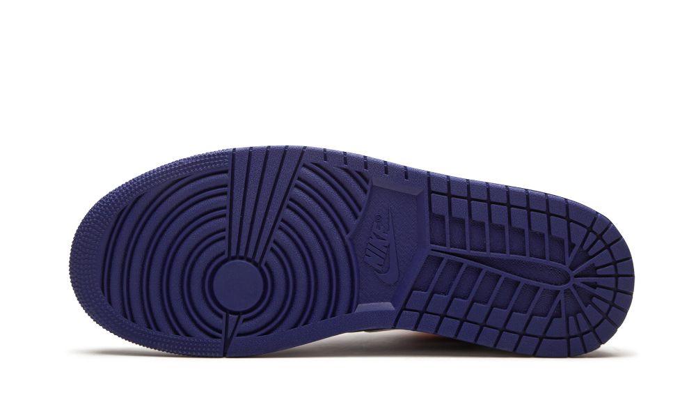 AIR JORDAN 1 MID "Royal Blue / Laser Orange" - ClaoukyShoes