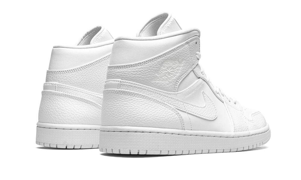 AIR JORDAN 1 MID "Triple White" - ClaoukyShoes