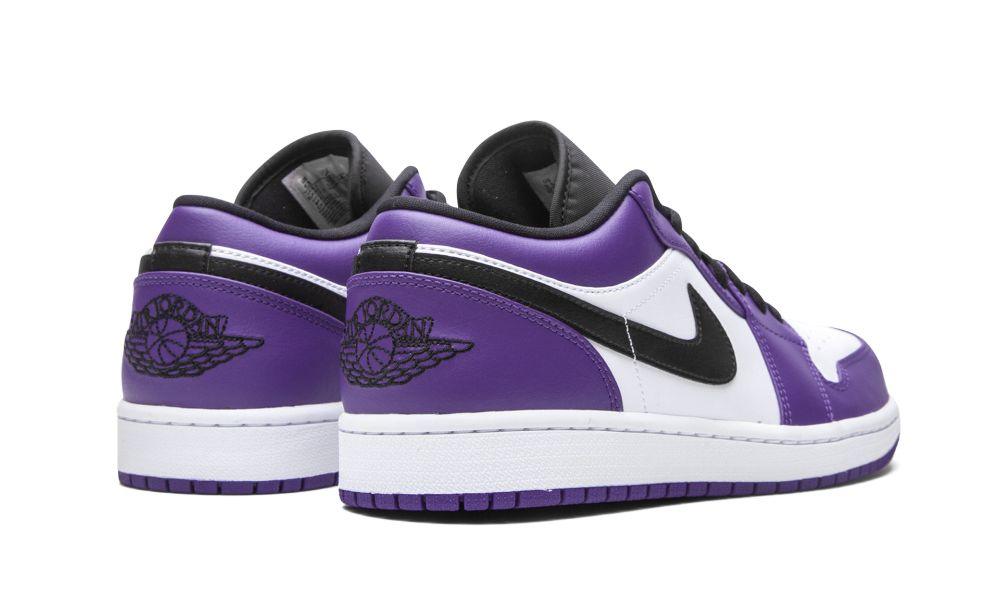 AIR JORDAN 1 LOW "Court Purple" - ClaoukyShoes