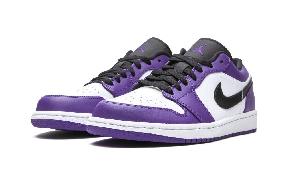 AIR JORDAN 1 LOW "Court Purple" - ClaoukyShoes