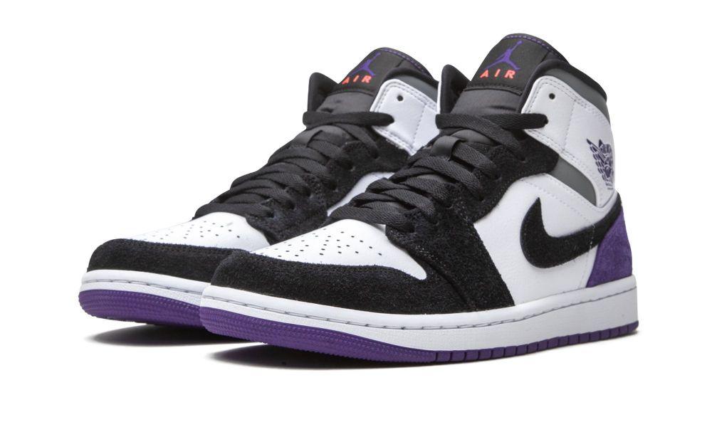 AIR JORDAN 1 MID SE "Court Purple Suede" - ClaoukyShoes