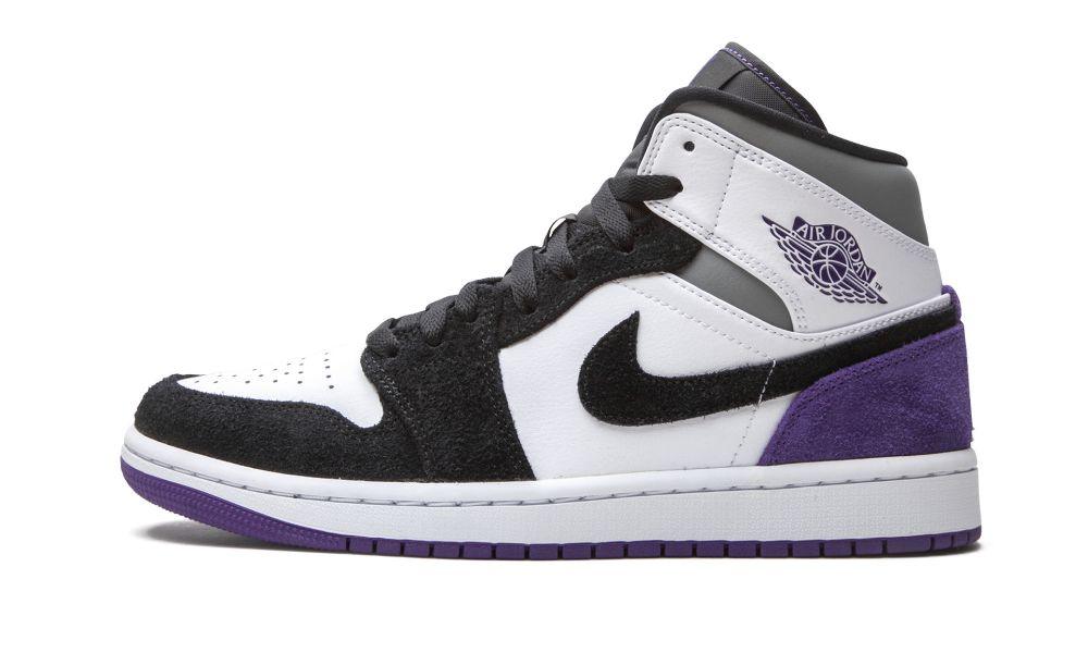 AIR JORDAN 1 MID SE "Court Purple Suede" - ClaoukyShoes