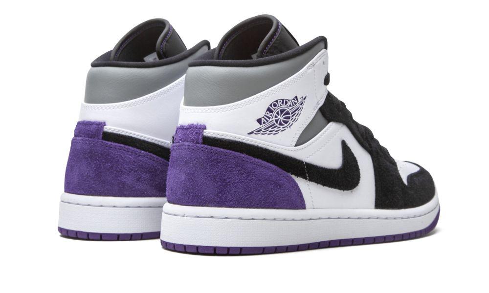 AIR JORDAN 1 MID SE "Court Purple Suede" - ClaoukyShoes