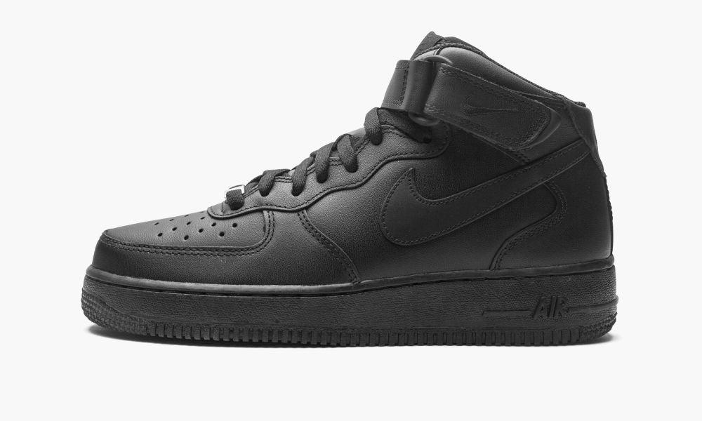 AIR FORCE 1 MID '07 "2021 Release Triple Black" - ClaoukyShoes