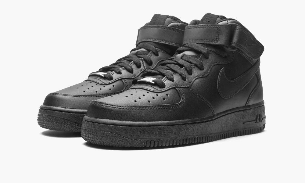 AIR FORCE 1 MID '07 "2021 Release Triple Black" - ClaoukyShoes