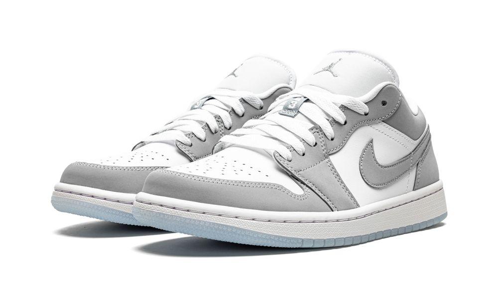 WMNS AIR JORDAN 1 LOW "White / Wolf Grey" - ClaoukyShoes