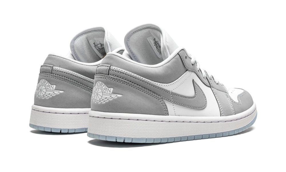 WMNS AIR JORDAN 1 LOW "White / Wolf Grey" - ClaoukyShoes