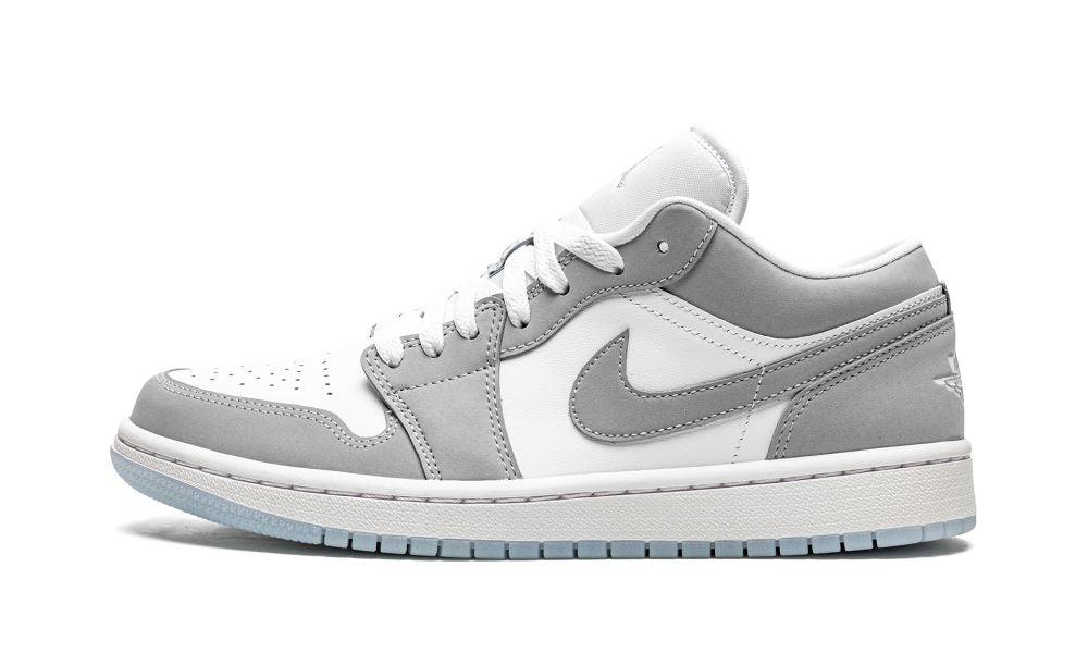 WMNS AIR JORDAN 1 LOW "White / Wolf Grey" - ClaoukyShoes