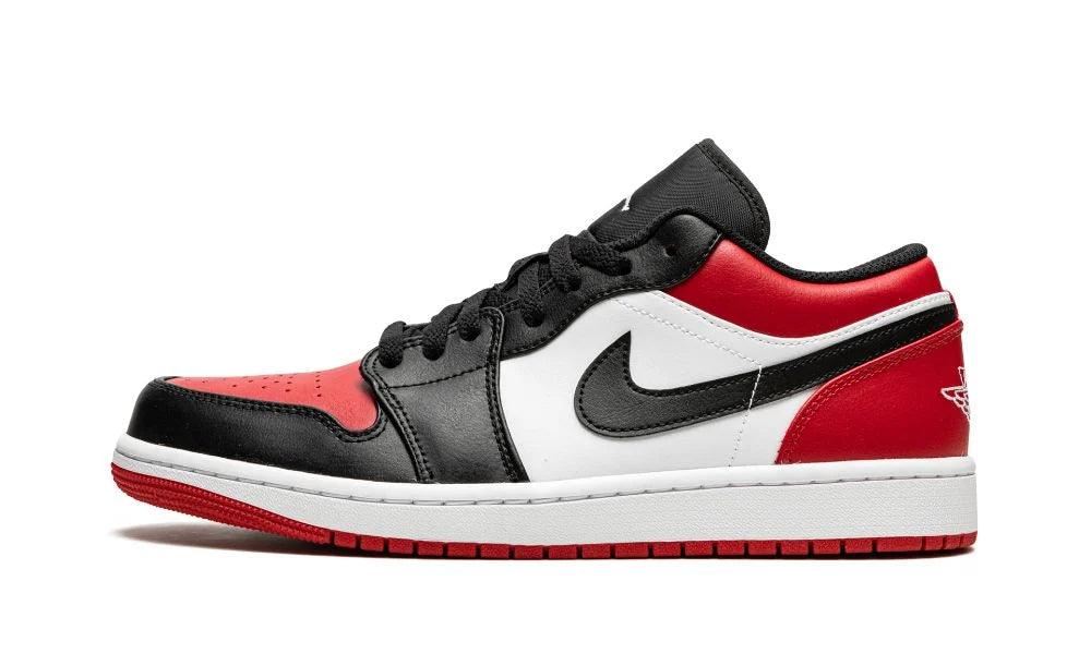 AIR JORDAN 1 LOW "Bred Toe" - ClaoukyShoes