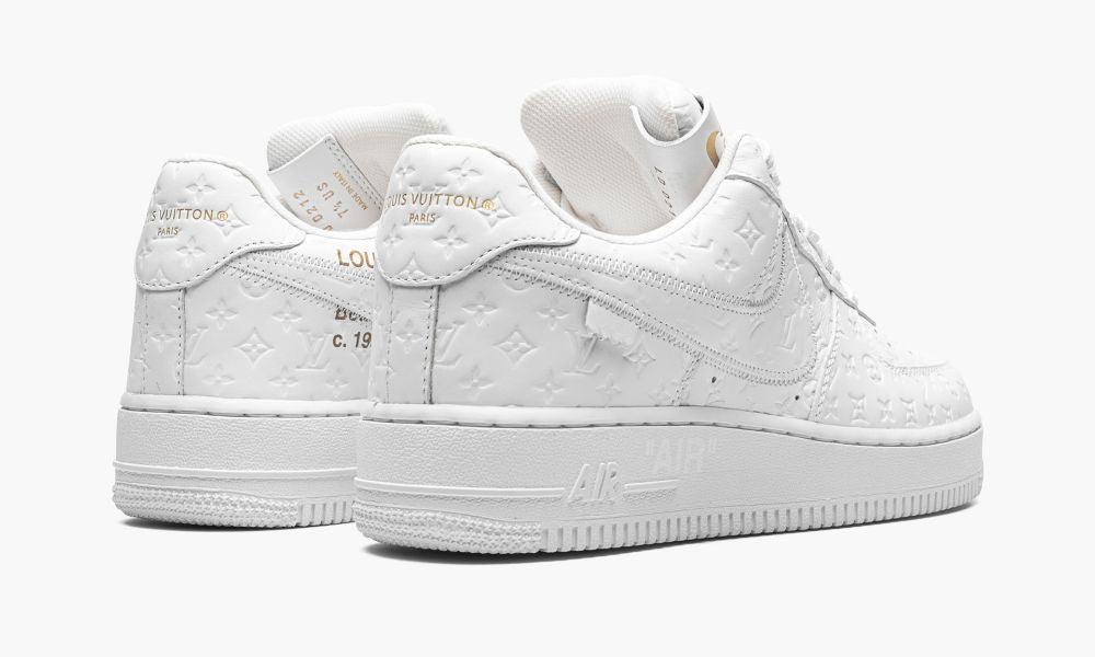 LOUIS VUITTON AIR FORCE 1 LOW "Virgil Abloh - White/White" - ClaoukyShoes