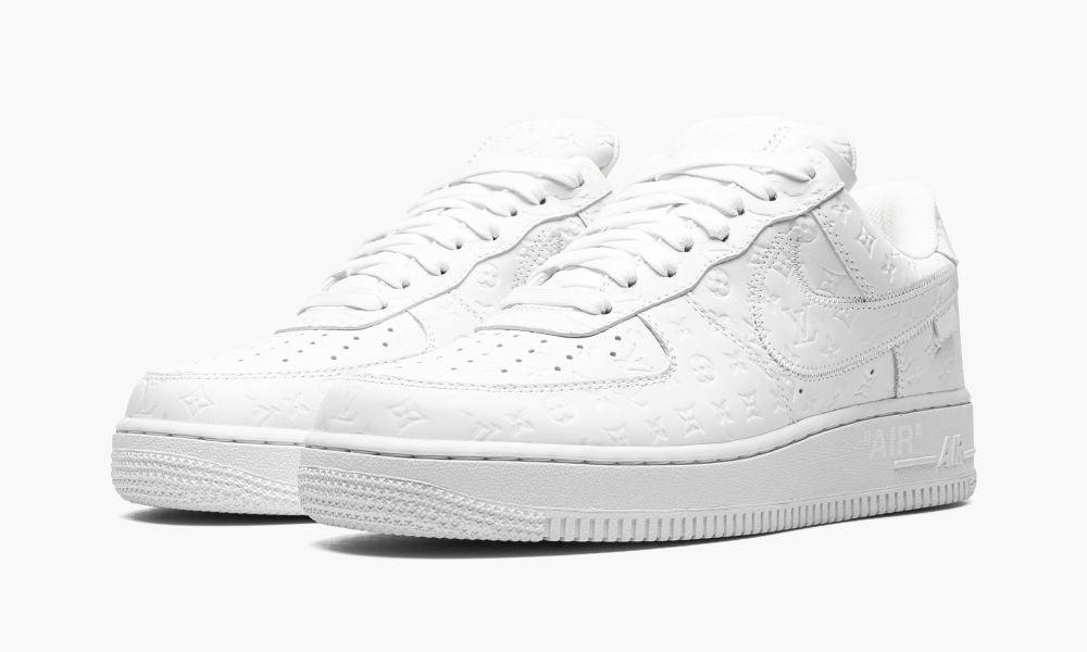 LOUIS VUITTON AIR FORCE 1 LOW "Virgil Abloh - White/White" - ClaoukyShoes