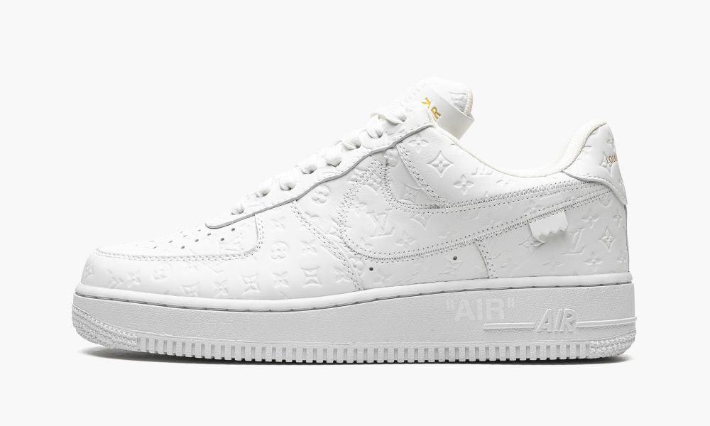 LOUIS VUITTON AIR FORCE 1 LOW "Virgil Abloh - White/White" - ClaoukyShoes