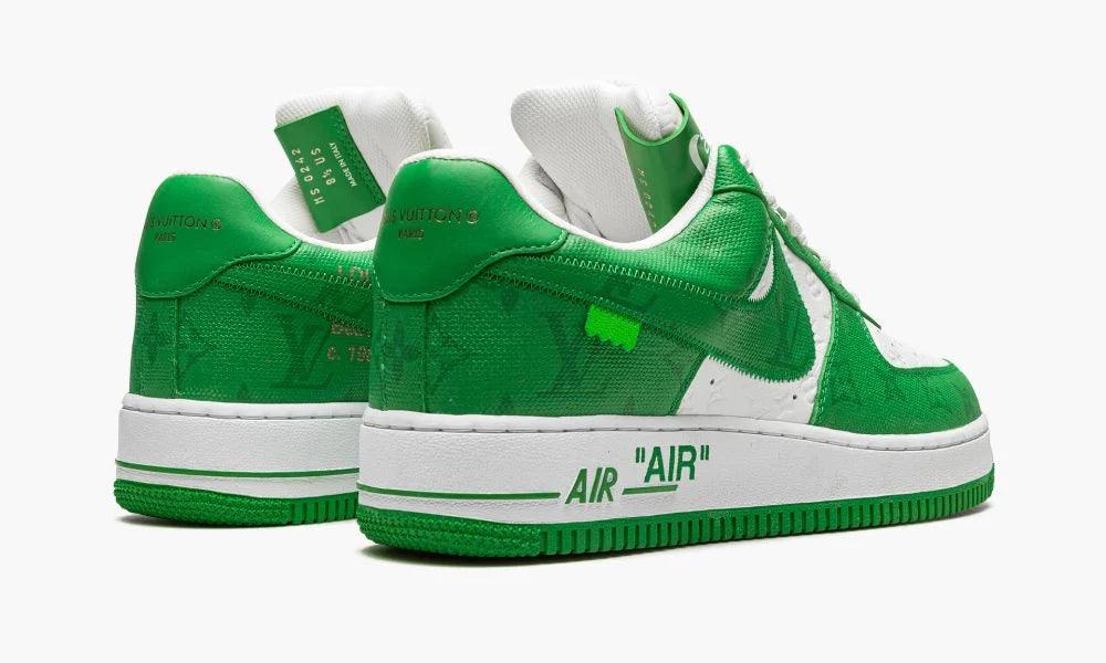 LOUIS VUITTON AIR FORCE 1 LOW "Virgil Abloh - White/Green" - ClaoukyShoes