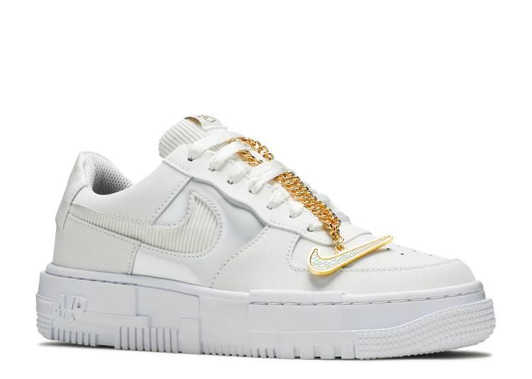 Air Force 1 Low Pixel Gold Chain - ClaoukyShoes