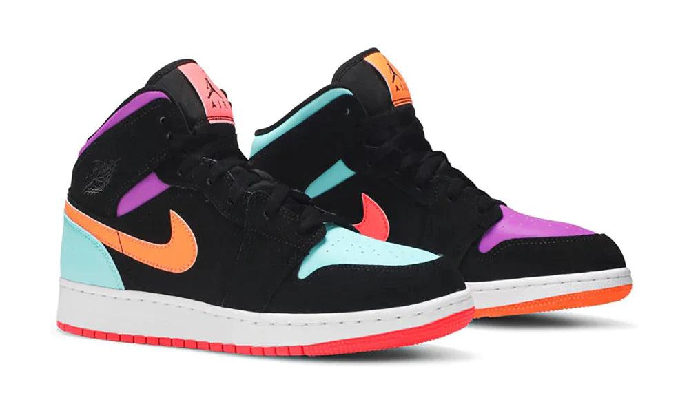 Air Jordan 1 Mid “What The Multi-Color” - ClaoukyShoes