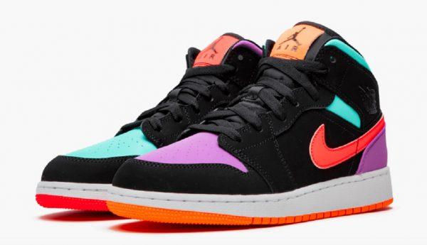 Air Jordan 1 Mid “What The Multi-Color” - ClaoukyShoes