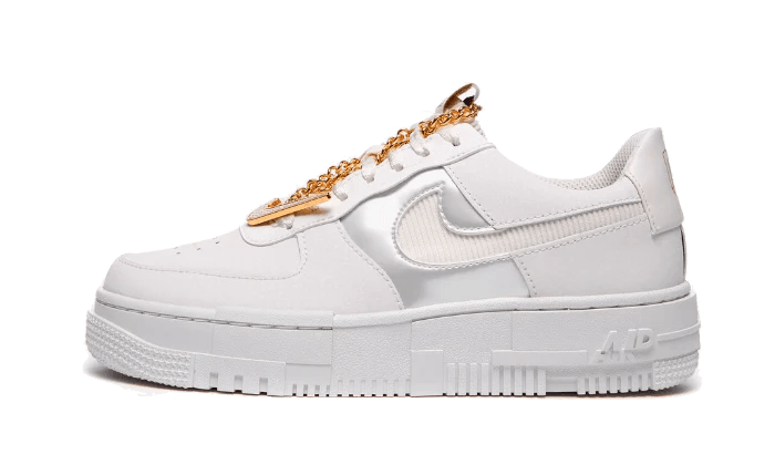 Air Force 1 Low Pixel Gold Chain - ClaoukyShoes