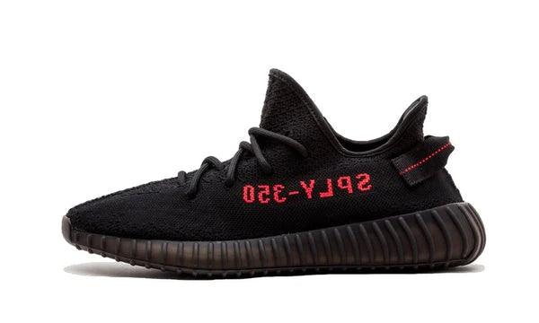 Basket noire Yeezy Boost 350 V2 avec inscription rouge SPLY-350, semelle épaisse, sneaker tendance